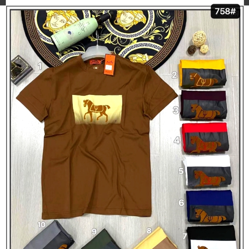 Men polo XL brown